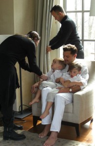 Ricky Martin Junto A Sus Mellizos Y Su Pareja En Vanity Fair